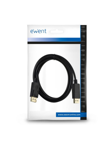 Ewent EC1400 cable DisplayPort 1 m Negro