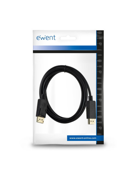 Ewent EC1400 cable DisplayPort 1 m Negro