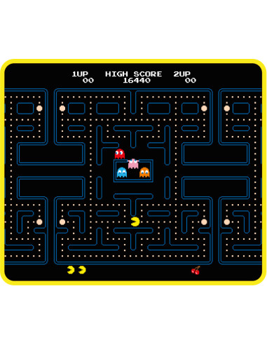 Konix 82541120979 alfombrilla para ratón Alfombrilla de ratón para juegos Negro, Amarillo