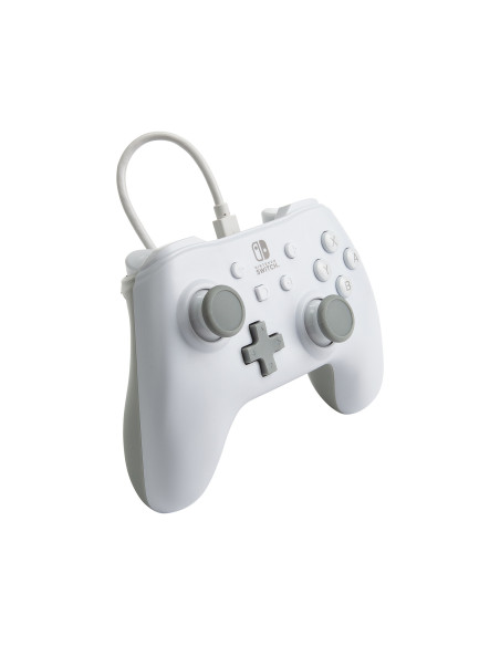 PowerA 1517033-01 mando y volante Gris, Blanco USB Gamepad Analógico Nintendo Switch