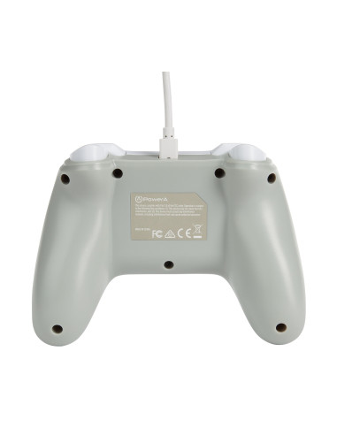 PowerA 1517033-01 mando y volante Gris, Blanco USB Gamepad Analógico Nintendo Switch
