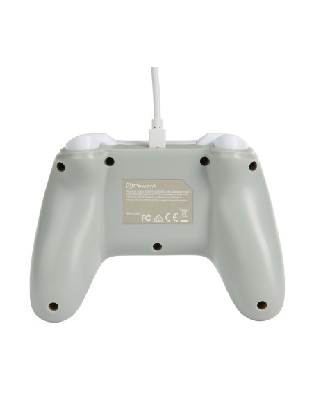 PowerA 1517033-01 mando y volante Gris, Blanco USB Gamepad Analógico Nintendo Switch