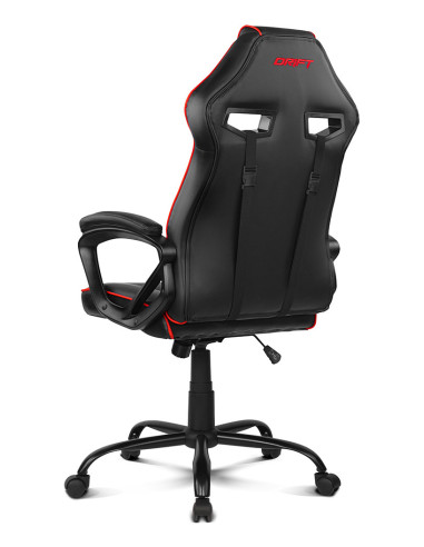 DRIFT DR50PROBR silla para videojuegos Silla para videojuegos de PC Asiento acolchado Negro, Rojo