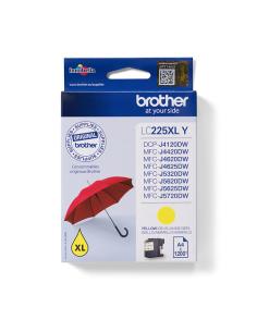 Brother LC225XLY cartucho de tinta 1 pieza(s) Original Alto rendimiento (XL) Amarillo
