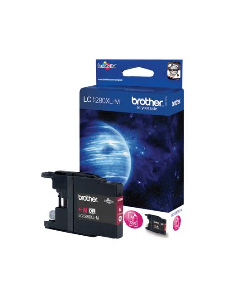 Brother LC1280XLM cartucho de tinta 1 pieza(s) Original Alto rendimiento (XL) Magenta