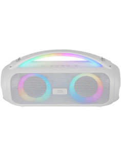 Mars Gaming MS-PULSE, Altavoz Bluetooth Portátil 50W RMS, Iluminación RGB, 2 Drivers Activos 93mm + 2 Drivers Pasivos