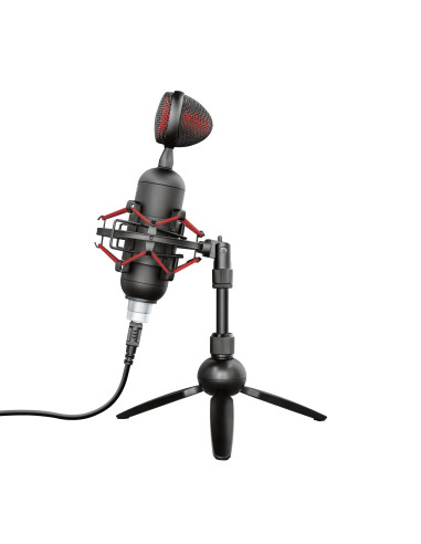 Trust GXT 244 Buzz Negro, Rojo Micrófono para PC