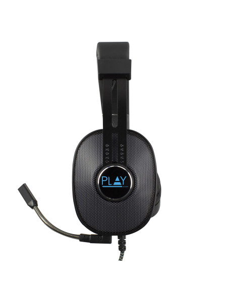 Ewent Play PL3321 Auriculares Alámbrico Diadema Juego Negro