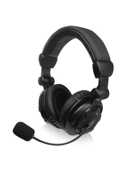 Ewent EW3564 auricular y casco Auriculares Alámbrico Diadema Llamadas Música Negro