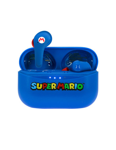 OTL Technologies Super Mario Auriculares Inalámbrico Dentro de oído Llamadas Música Bluetooth Azul