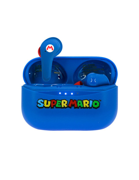 OTL Technologies Super Mario Auriculares Inalámbrico Dentro de oído Llamadas Música Bluetooth Azul