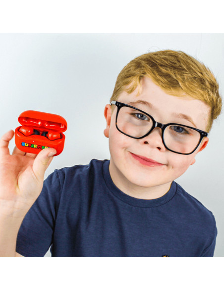 OTL Technologies Super Mario Auriculares Inalámbrico Dentro de oído Llamadas Música Bluetooth Rojo