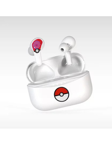 OTL Technologies Pokémon Poké ball Auriculares Inalámbrico Dentro de oído Llamadas Música Bluetooth Blanco