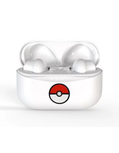 OTL Technologies Pokémon Poké ball Auriculares Inalámbrico Dentro de oído Llamadas Música Bluetooth Blanco