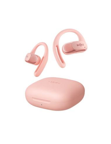 SHOKZ OpenFit Air Auriculares Inalámbrico gancho de oreja Llamadas Música Deporte Uso diario Bluetooth Rosa