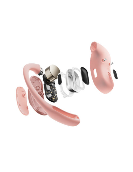 SHOKZ OpenFit Air Auriculares Inalámbrico gancho de oreja Llamadas Música Deporte Uso diario Bluetooth Rosa