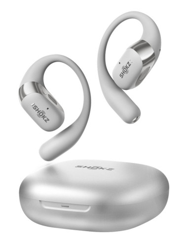 SHOKZ OpenFit 2+ Auriculares Inalámbrico gancho de oreja, Dentro de oído Llamadas Música Bluetooth Gris