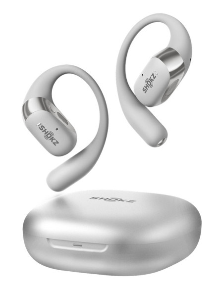 SHOKZ OpenFit 2+ Auriculares Inalámbrico gancho de oreja, Dentro de oído Llamadas Música Bluetooth Gris