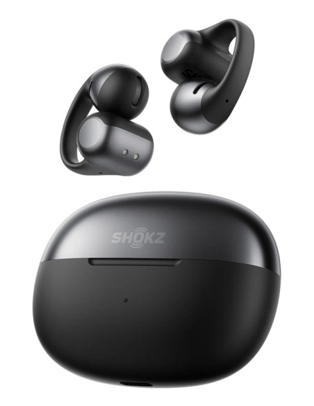SHOKZ OpenDots ONE Auriculares Inalámbrico Clip de oreja Llamadas Música Deporte Uso diario Bluetooth Negro