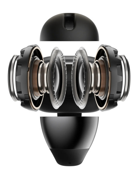 SHOKZ OpenDots ONE Auriculares Inalámbrico Clip de oreja Llamadas Música Deporte Uso diario Bluetooth Negro