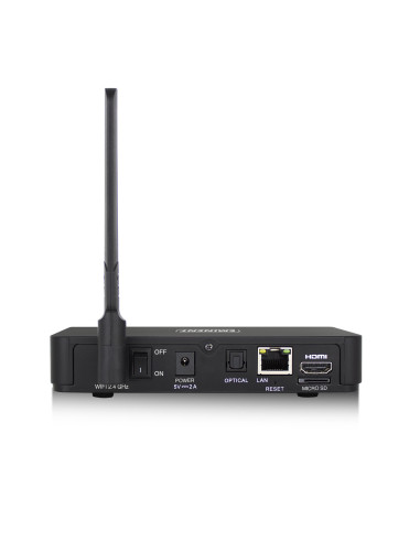 Eminent EM7680 convertidor de Smart TV Negro 4K Ultra HD 8 GB Wifi Ethernet