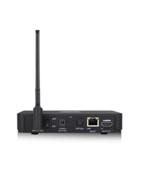 Eminent EM7680 convertidor de Smart TV Negro 4K Ultra HD 8 GB Wifi Ethernet