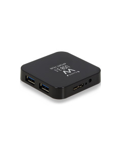 Ewent EW1134 hub de interfaz USB 3.2 Gen 2 (3.1 Gen 2) Type-A 5000 Mbit s Negro 2