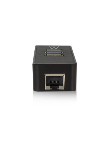 Ewent EW1140 base para portátil y replicador de puertos USB 3.2 Gen 1 (3.1 Gen 1) Type-A Negro