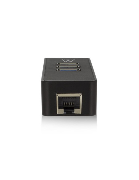 Ewent EW1140 base para portátil y replicador de puertos USB 3.2 Gen 1 (3.1 Gen 1) Type-A Negro