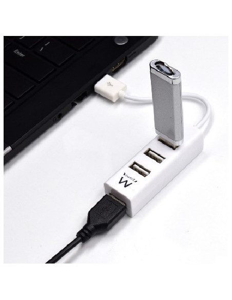 Ewent EW1122 hub de interfaz USB 2.0 Blanco