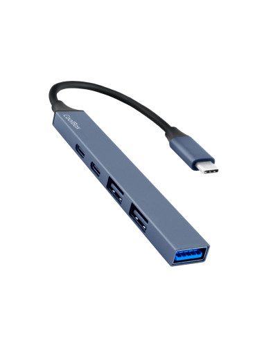 CoolBox MINIDOCK 5 ALUMINIO USB-C + PD 100W 2X USB-A 1X USB-C 1X USB-A 3.2 GEN1