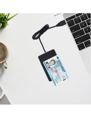 Ewent EW1053 lector de tarjeta magnética USB Negro