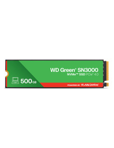 SanDisk Green WD SN3000 NVMe 500 GB M.2 PCI Express 4.0 QLC 3D NAND