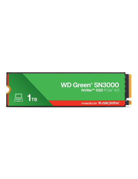 SanDisk Green WD SN3000 NVMe 1 TB M.2 PCI Express 4.0 QLC 3D NAND