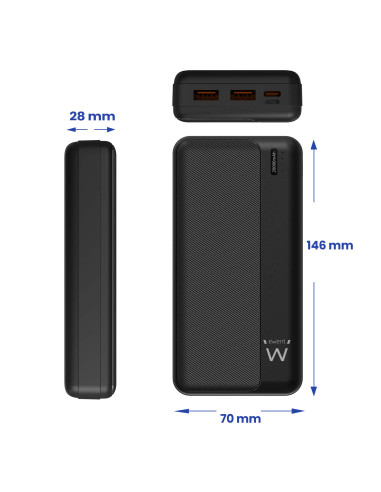 Ewent POWER BANK 20000mAh PD 22.5W