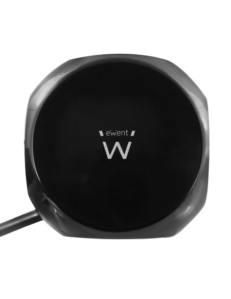 Ewent EW3938 adaptador e inversor de corriente Interior Negro