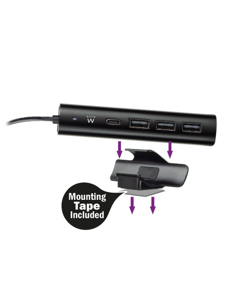 Ewent EW1317 cargador de dispositivo móvil Universal Negro Corriente alterna Interior