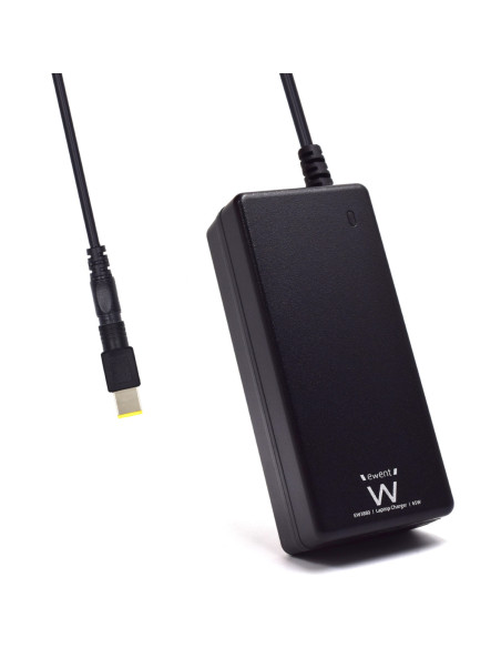 Ewent EW3889 adaptador e inversor de corriente Interior 65 W Negro