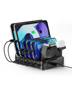 Ewent EW1335 cargador de dispositivo móvil Universal Negro Corriente alterna Carga rápida Interior