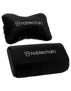 noblechairs Cushion set Negro, Blanco 2 pieza(s)