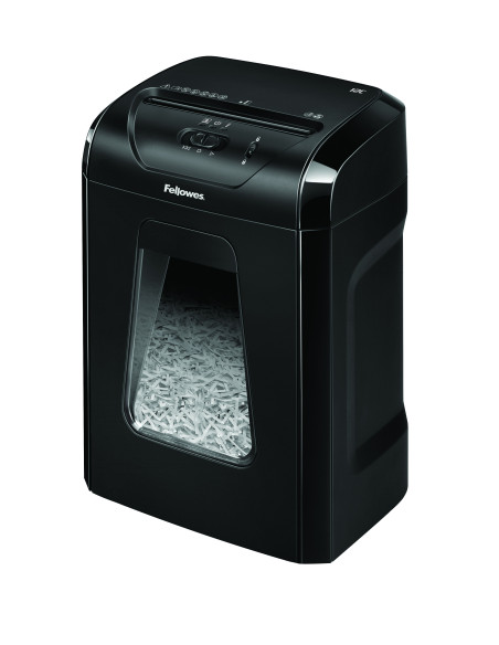Fellowes Powershred 12C triturador de papel Corte cruzado 22,5 cm Negro