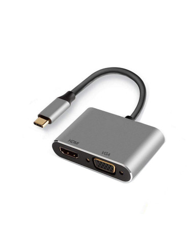 Ewent EW9700 Adaptador gráfico USB Negro, Plata