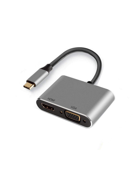 Ewent EW9700 Adaptador gráfico USB Negro, Plata