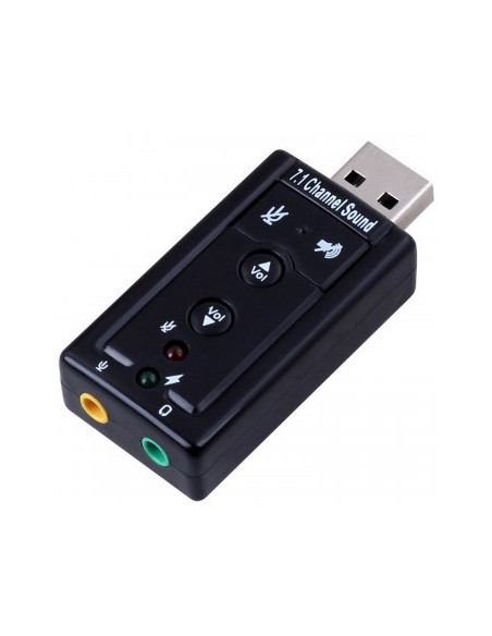 Ewent EW3762 cambiador de género para cable USB audio-in audio-out Negro