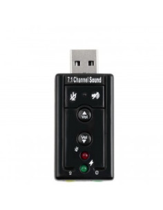 Ewent EW3762 cambiador de género para cable USB audio-in audio-out Negro 2
