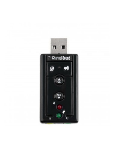 Ewent EW3762 cambiador de género para cable USB audio-in audio-out Negro