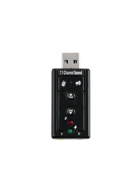 Ewent EW3762 cambiador de género para cable USB audio-in audio-out Negro