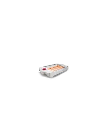 Tostador plano taurus neptuno plus 900w 12 niveles de tostado 3 resistencias cuarzo apto todo tipo pan bolleria blanco 960651000