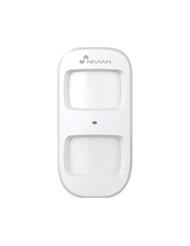 Nivian NVS-D2A detector de movimiento Sensor infrarrojo pasivo (PIR) Inalámbrico Pared Blanco