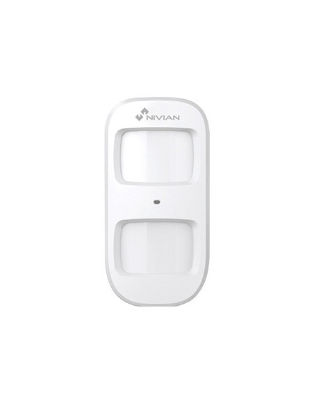 Nivian NVS-D2A detector de movimiento Sensor infrarrojo pasivo (PIR) Inalámbrico Pared Blanco